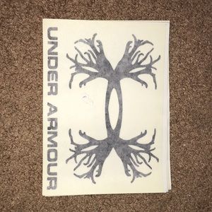 Under Armour Sticker Black